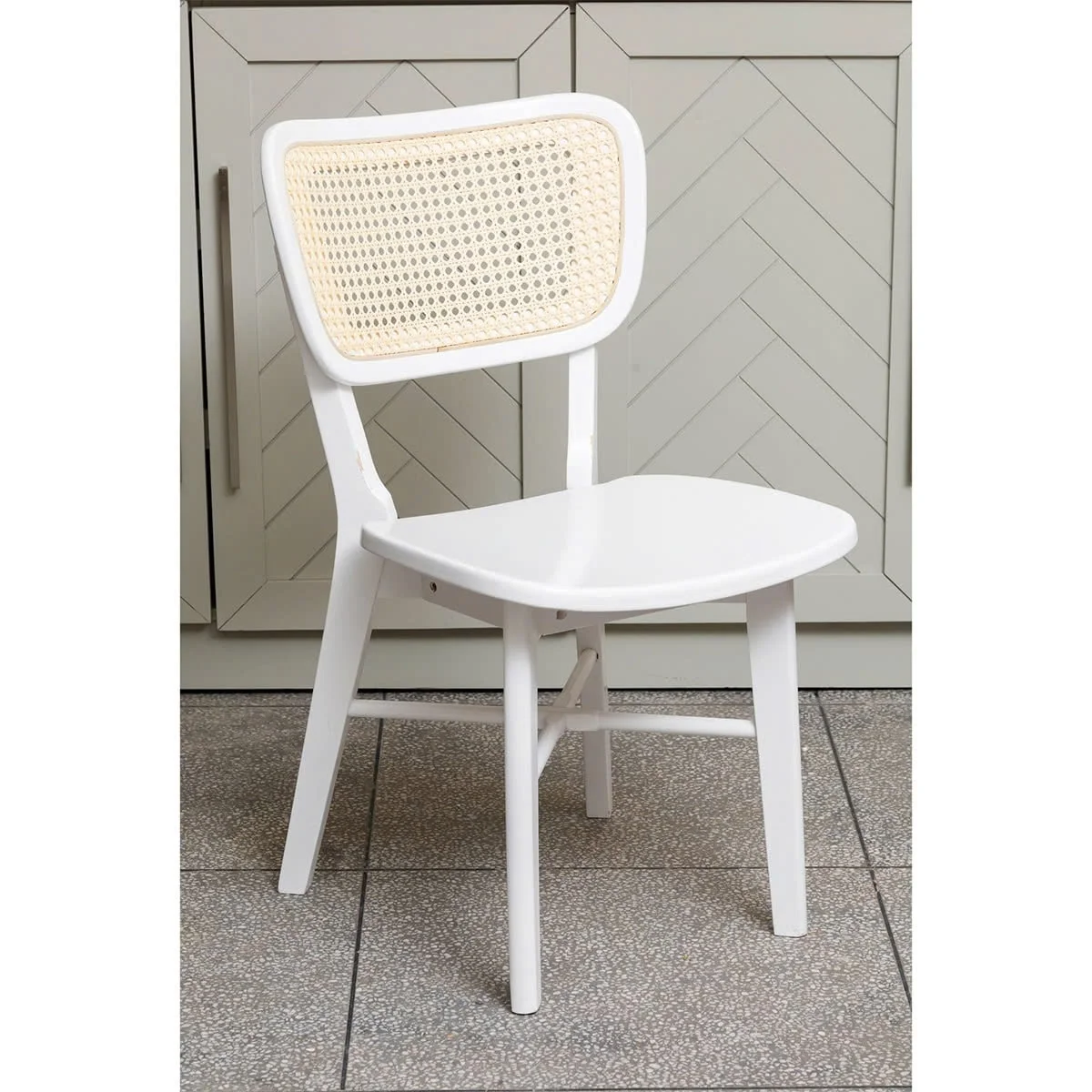 BỘ BÀN ĂN 4 GHẾ KATARINA MÀU TRẮNG 1.4 5