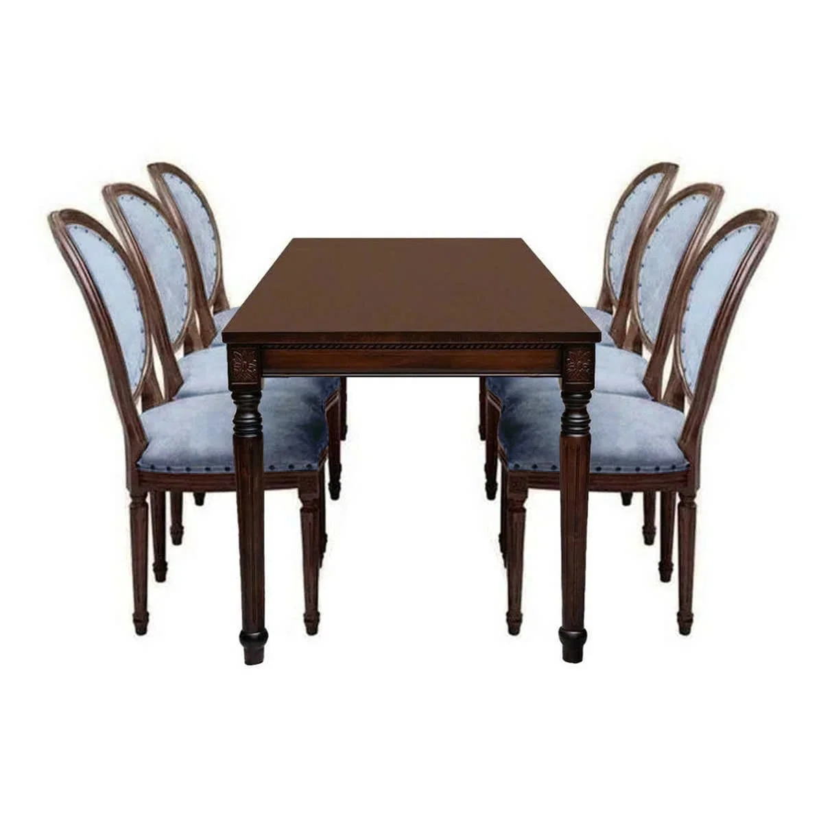 BỘ BÀN ĂN 6 GHẾ PORTER 1.8