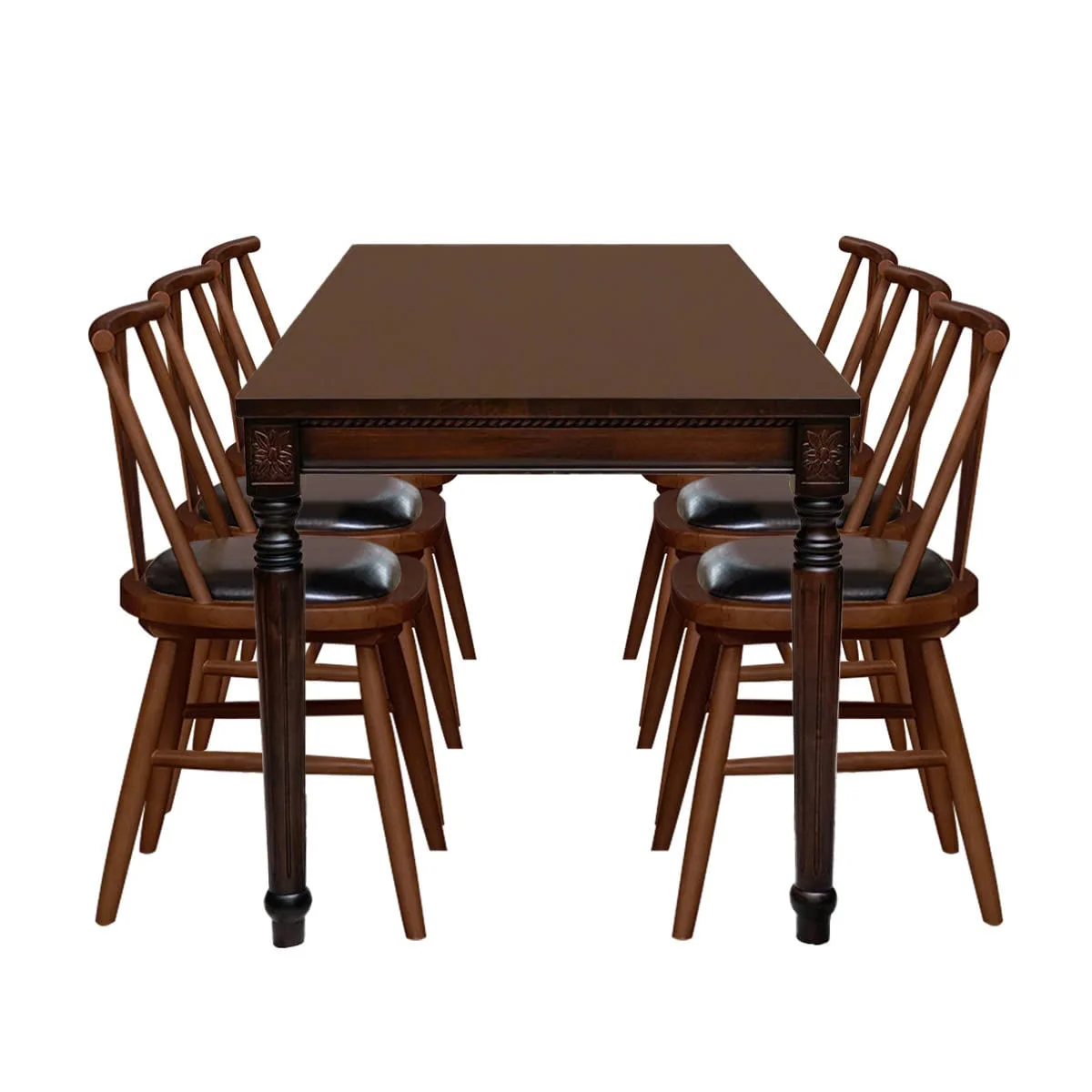 BỘ BÀN ĂN 6 GHẾ PORTER 1.8