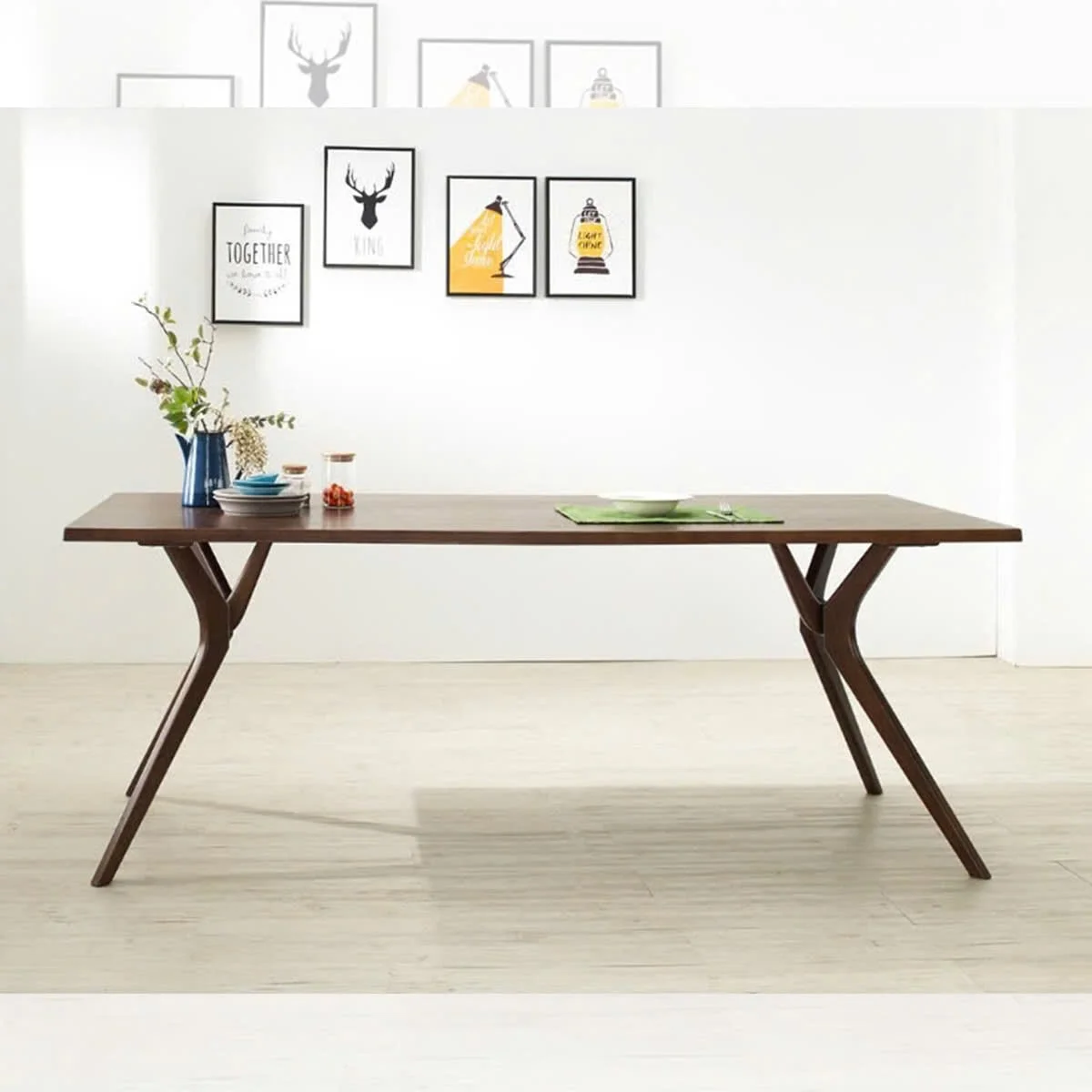 BỘ BÀN ĂN 6 GHẾ TAHOE WALNUT 2.0 2