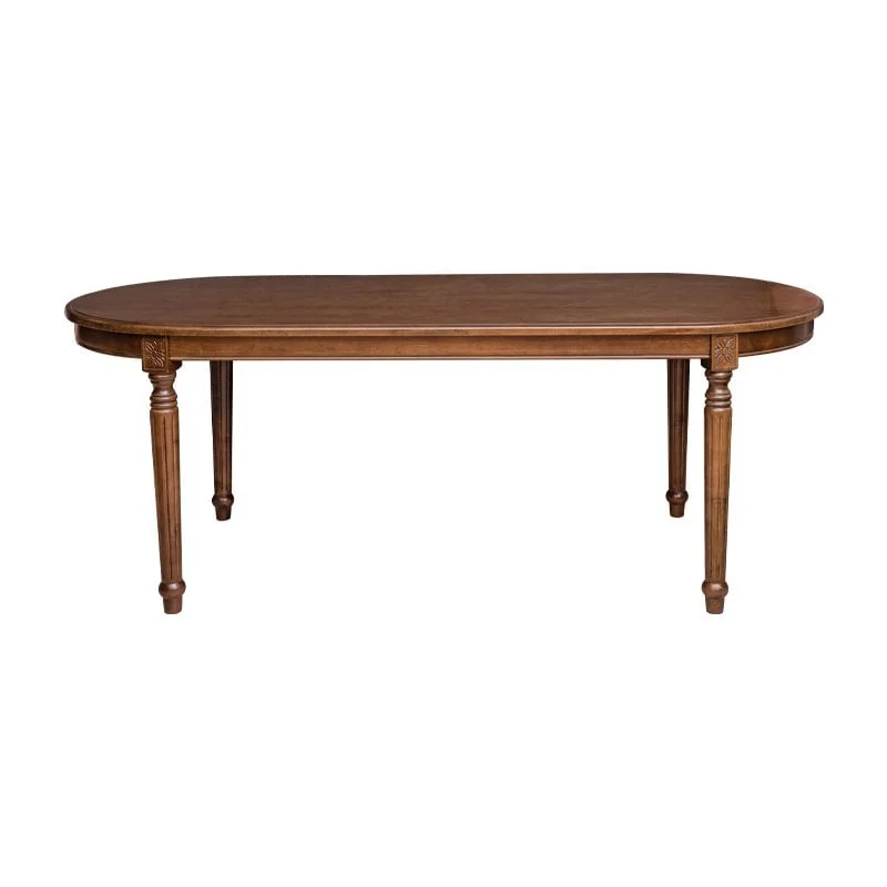 BÀN ĂN OVAL LOUIS FRENCH 1.8