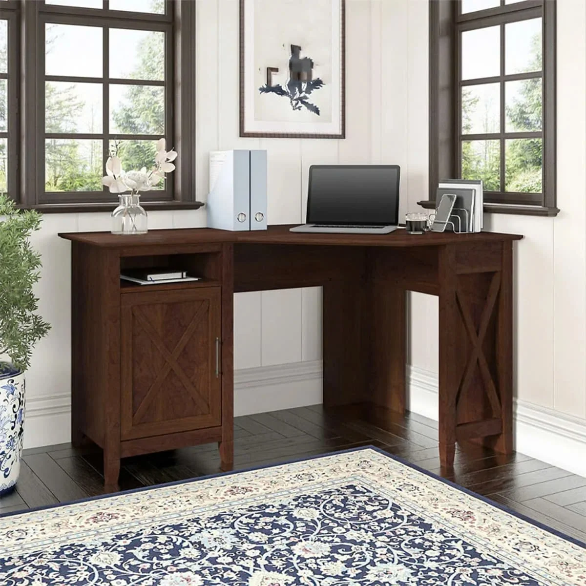 BÀN LÀM VIỆC KEYWEST MÀU NÂU 4