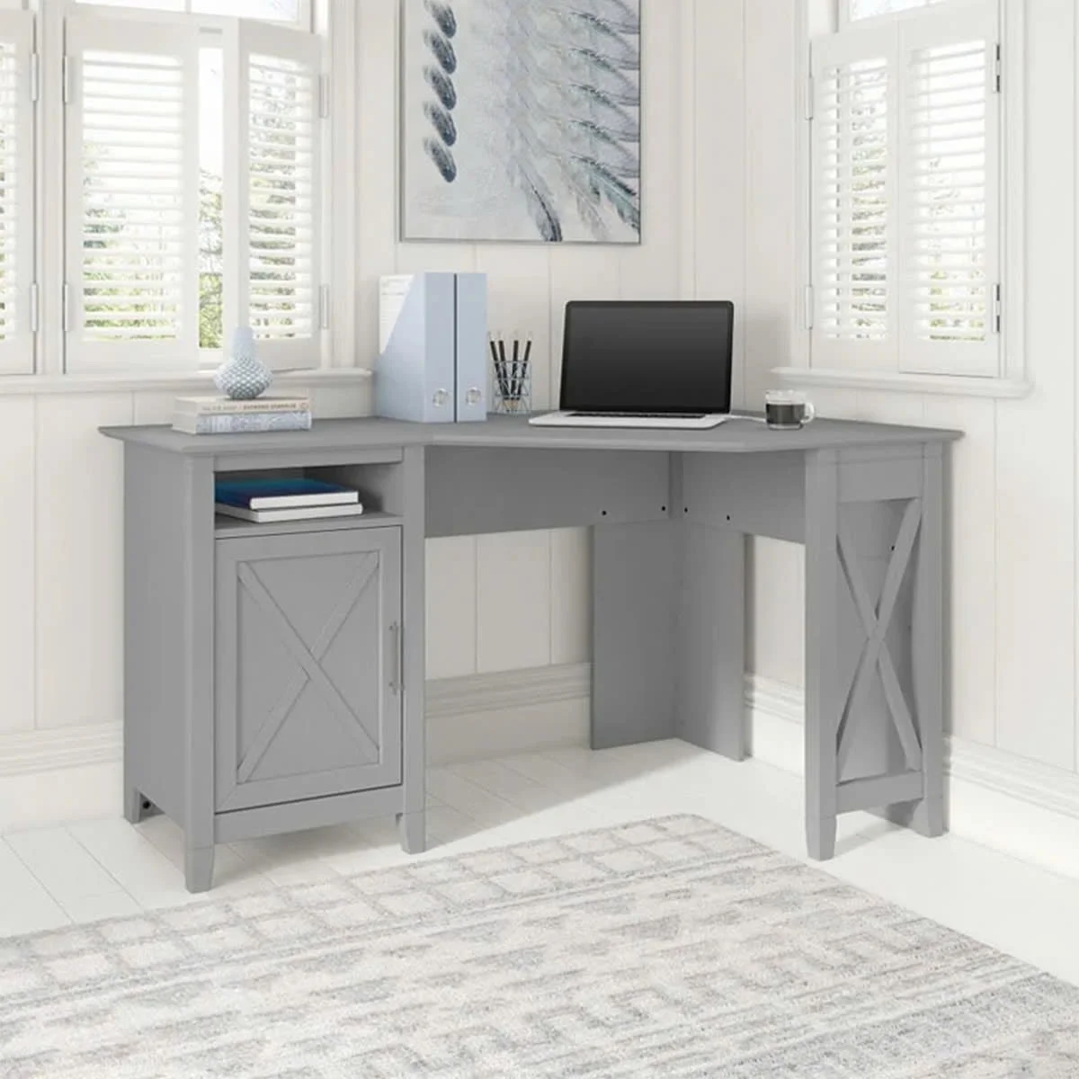 BÀN LÀM VIỆC KEYWEST MÀU XÁM 5