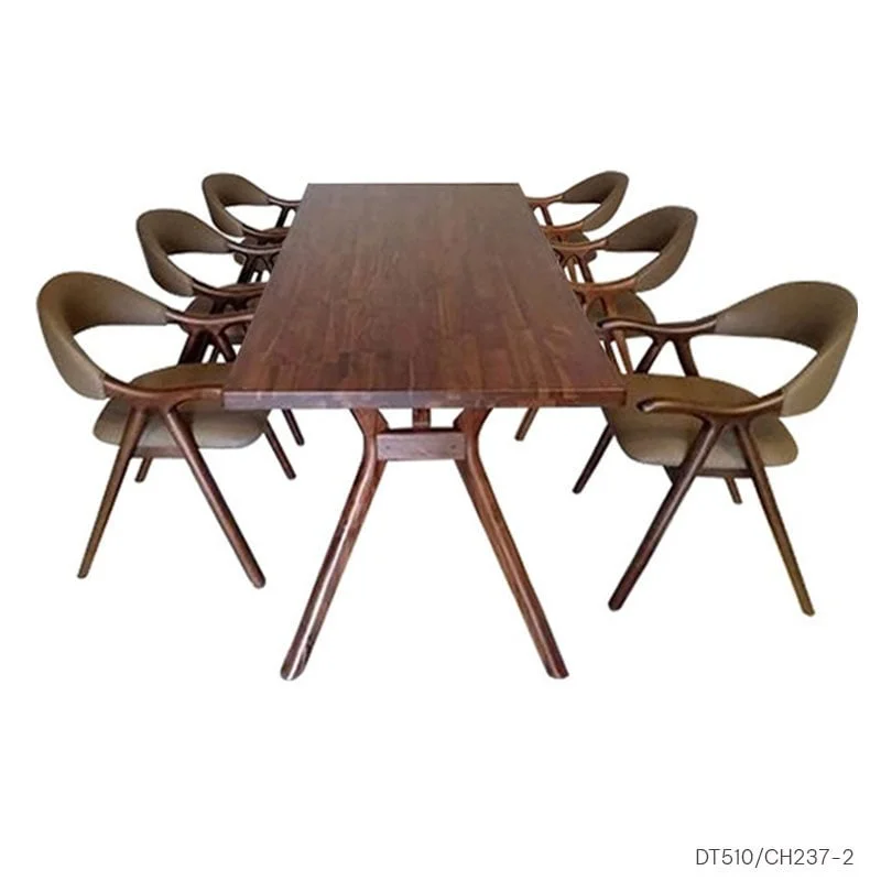 BỘ BÀN ĂN 6 GHẾ NÂU TAHOE1.8