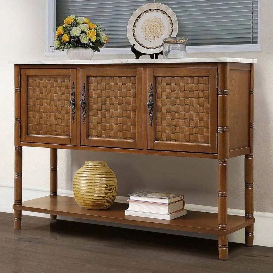 KỆ CONSOLE ELENA MÀU NÂU 4