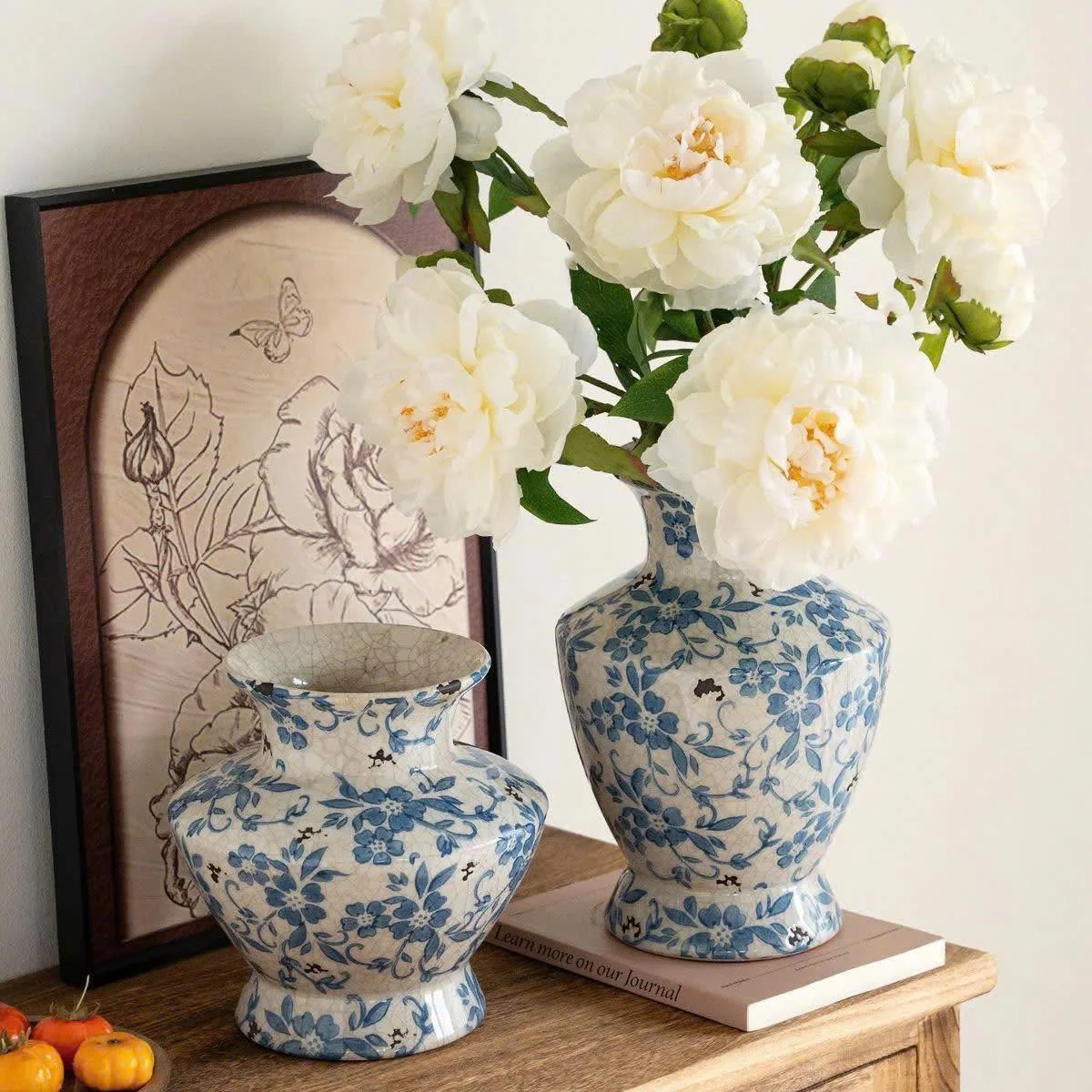 BÌNH HOA GỐM RẠN 5