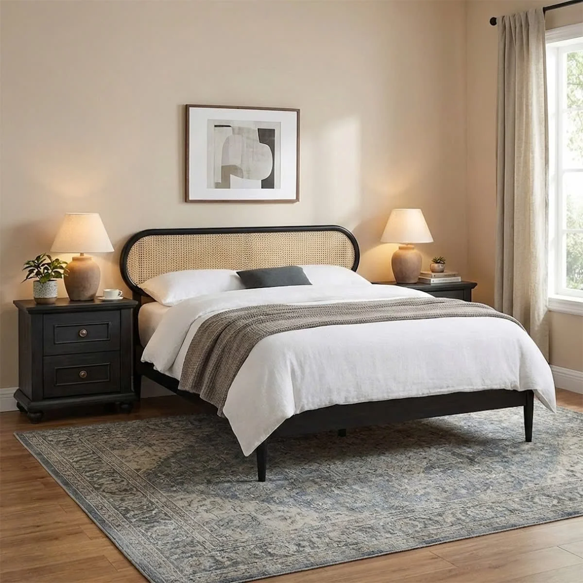 BỘ PHÒNG NGỦ REEMA OAK MÀU ĐEN 2 TÁP 2