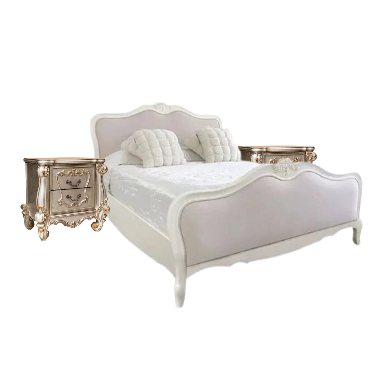 BỘ PHÒNG NGỦ CHARLOTTE KING SIZE 2 TÁP