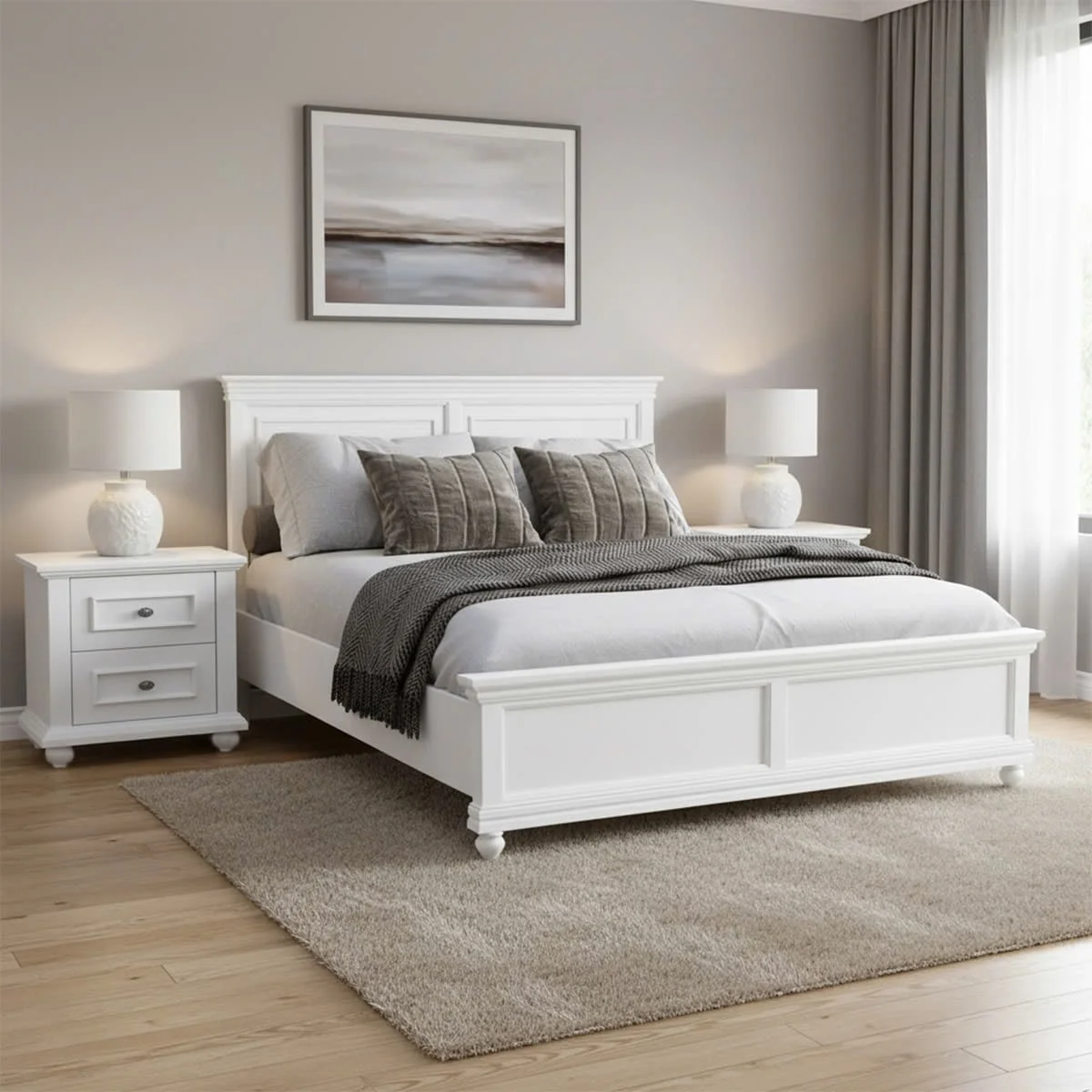 BỘ PHÒNG NGỦ HARPER WHITE 1.6 2 TÁP 3