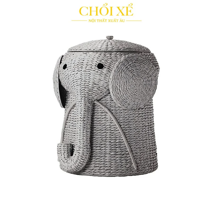 GIỎ ĐỰNG ĐỒ GIẶT HAMPER (VOI MẸ) 3