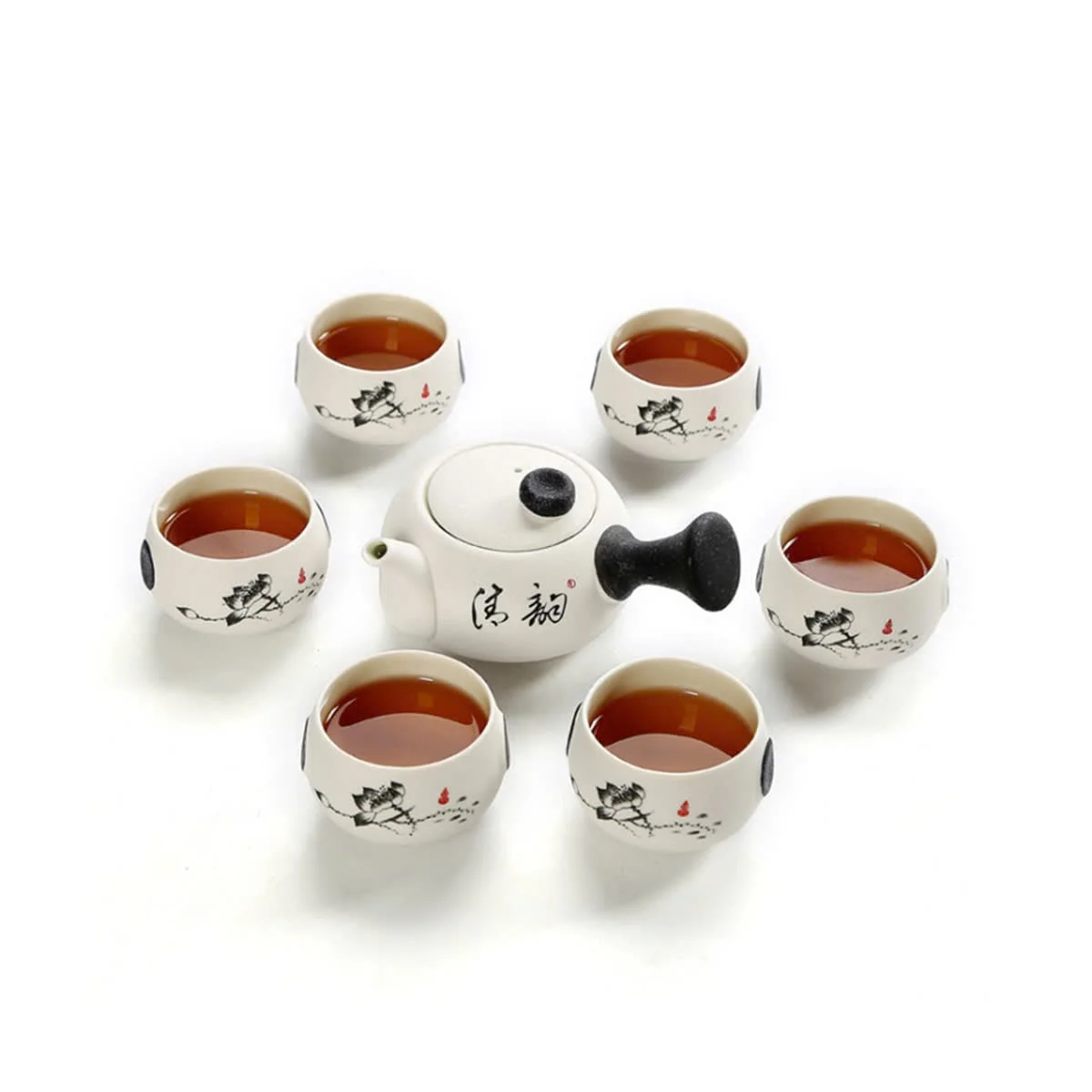 BỘ ẤM TRÀ SỨ HOA SEN 2
