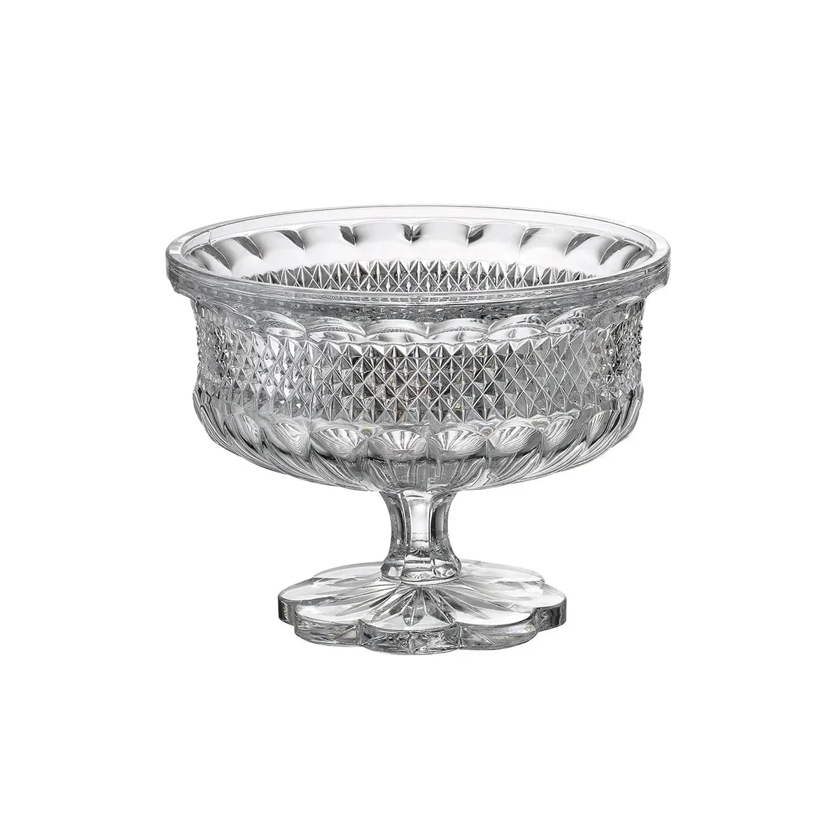 MÂM BỒNG PHA LÊ ALEXANDRIA CHÂN ĐẾ HOA 25CM