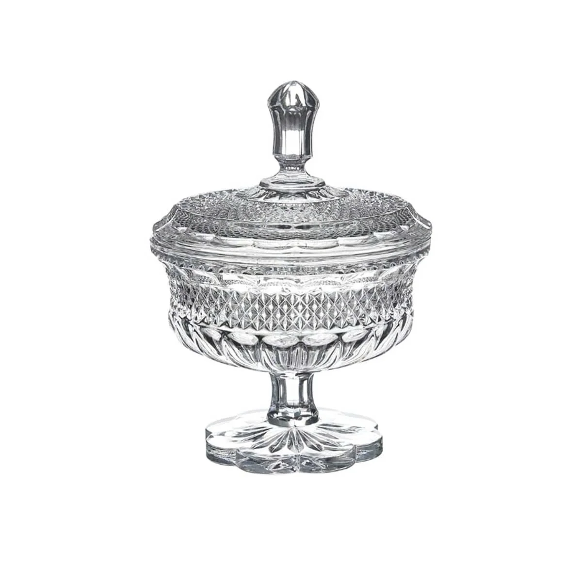 THỐ PHA LÊ ALEXANDRIA CHÂN ĐẾ CÁNH HOA 15CM