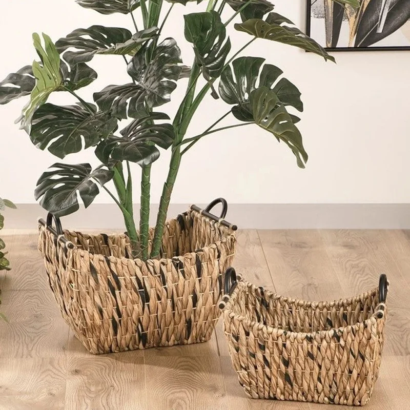 BỘ 2 GIỎ LỤC BÌNH TRANG TRÍ PANAMA 4