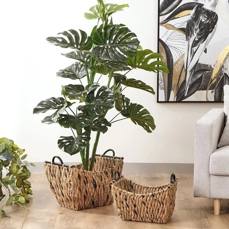 BỘ 2 GIỎ LỤC BÌNH TRANG TRÍ PANAMA 5