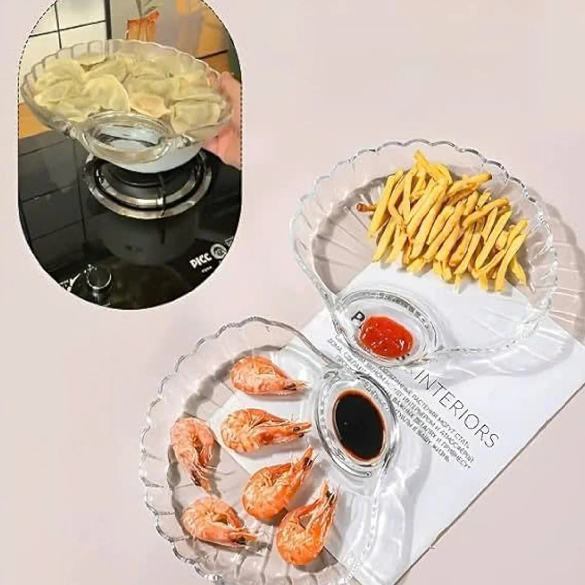BỘ 2 ĐĨA THUỶ TINH 2