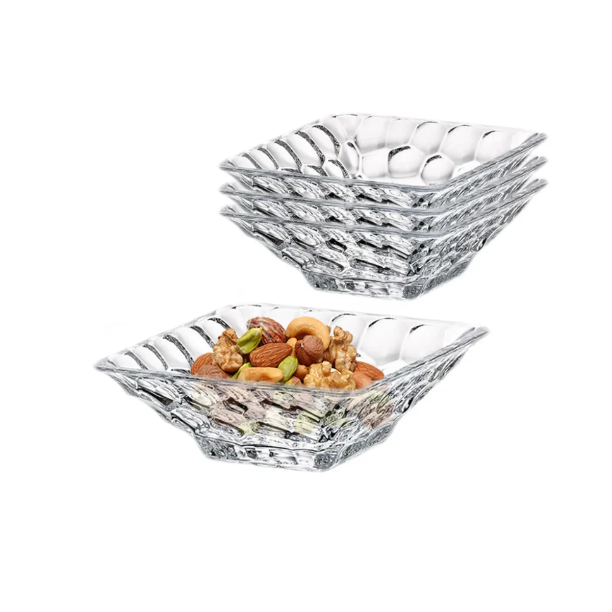 BỘ 4 TÔ PHA LÊ MINI MARBLE 11CM