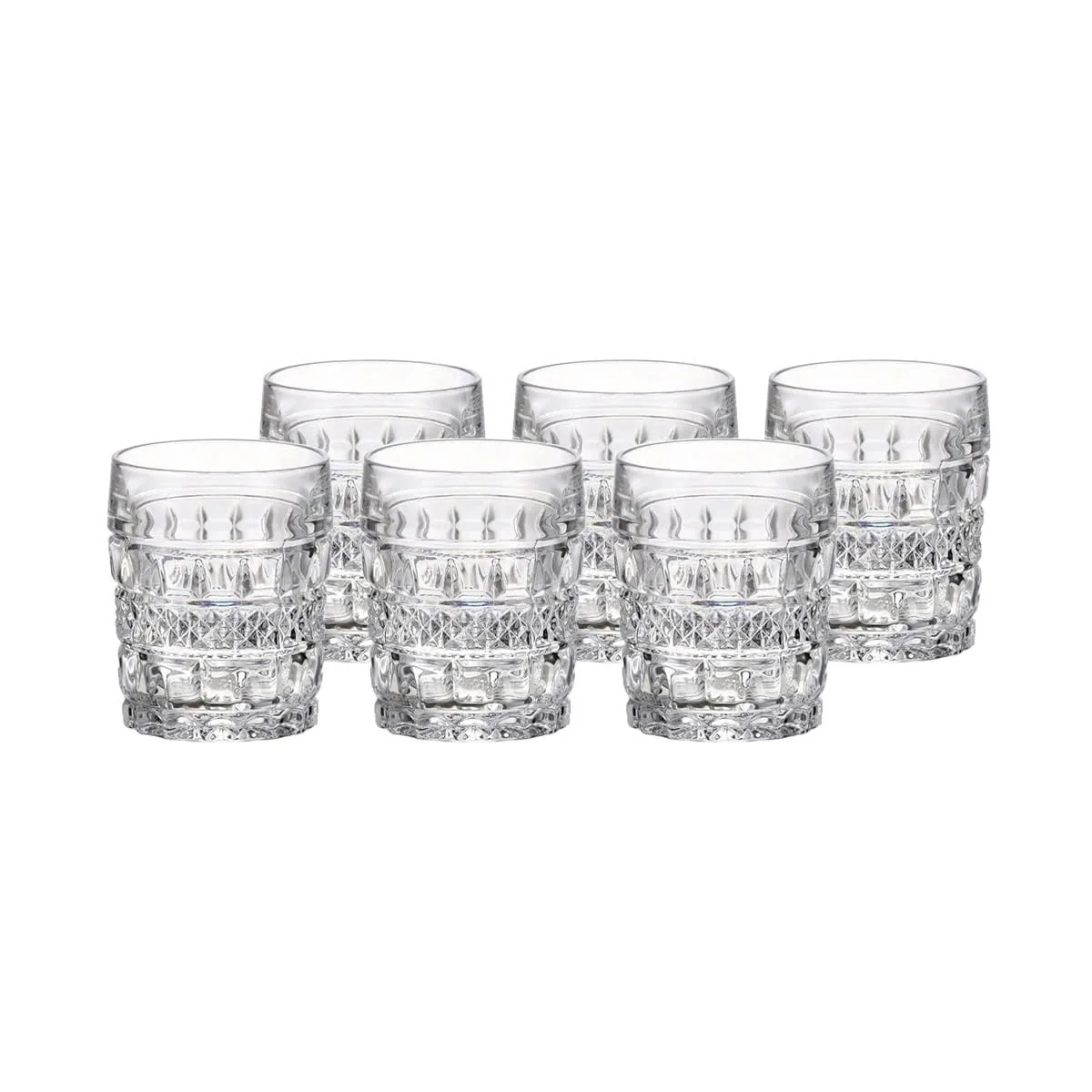 BỘ 6 CỐC RƯỢU WHISKY PHA LÊ BRITTANY 240ML