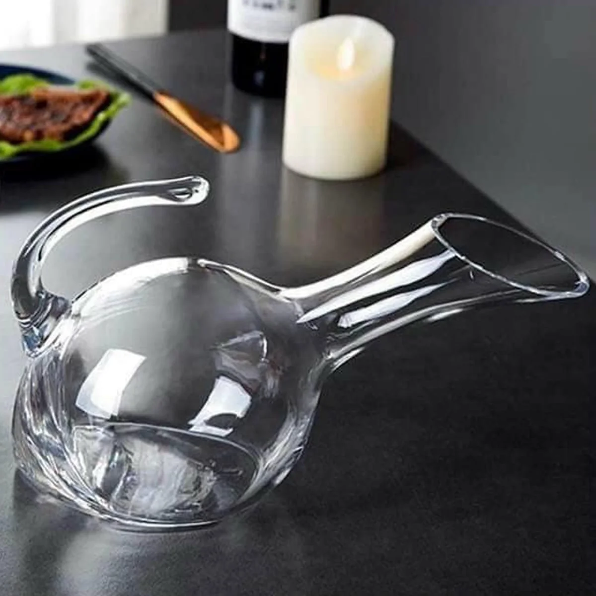 DECANTER RƯỢU VANG PHA LÊ CÓ QUAI 1250ML 4
