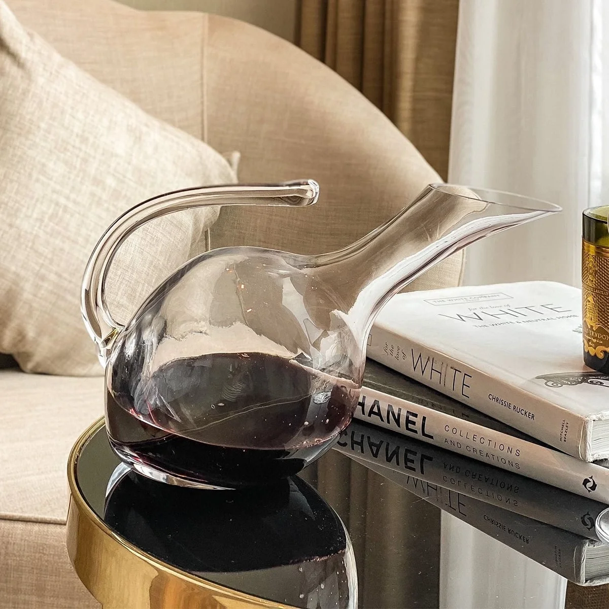 DECANTER RƯỢU VANG PHA LÊ CÓ QUAI 1250ML 5