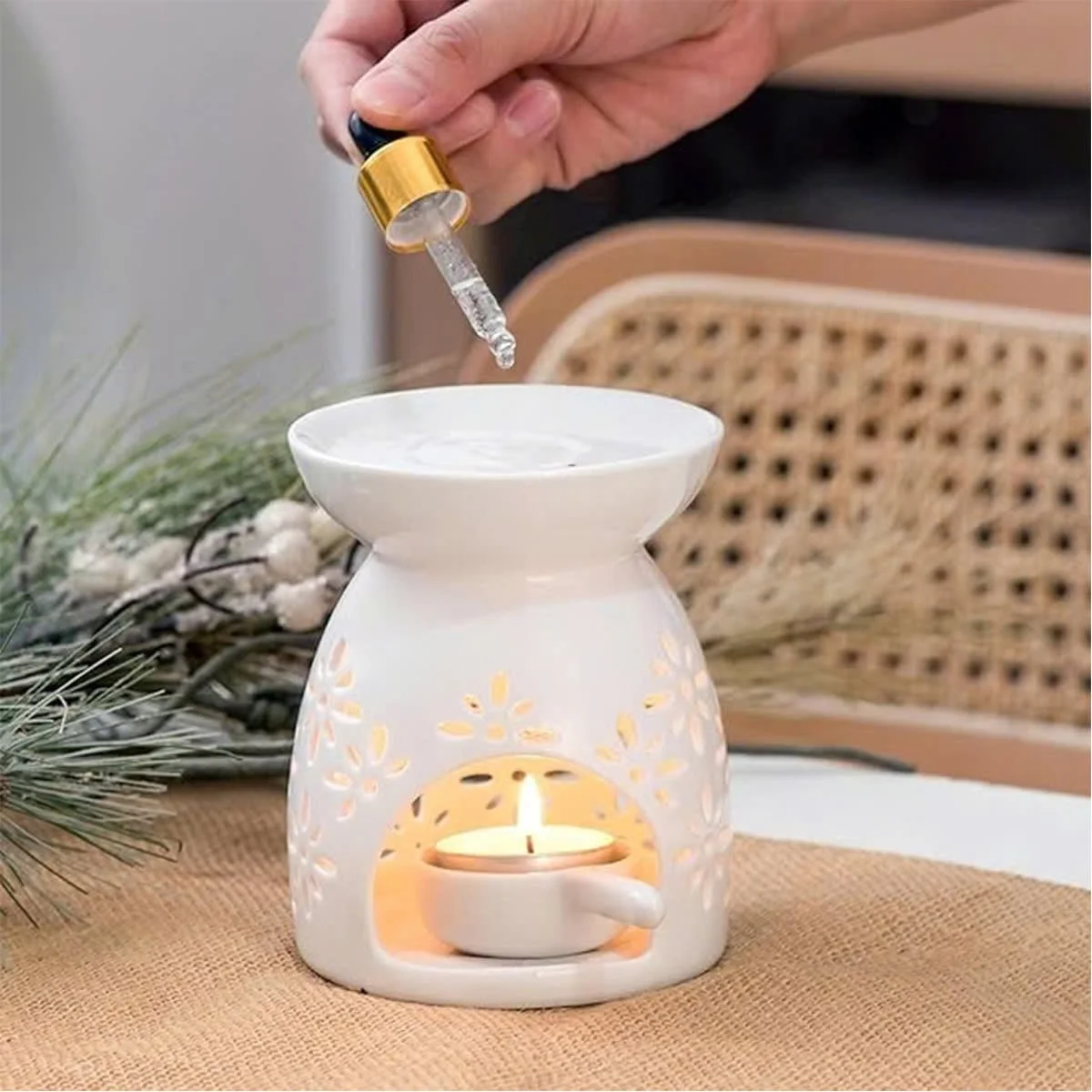 ĐÈN XÔNG TINH DẦU ĐỐT NẾN 2