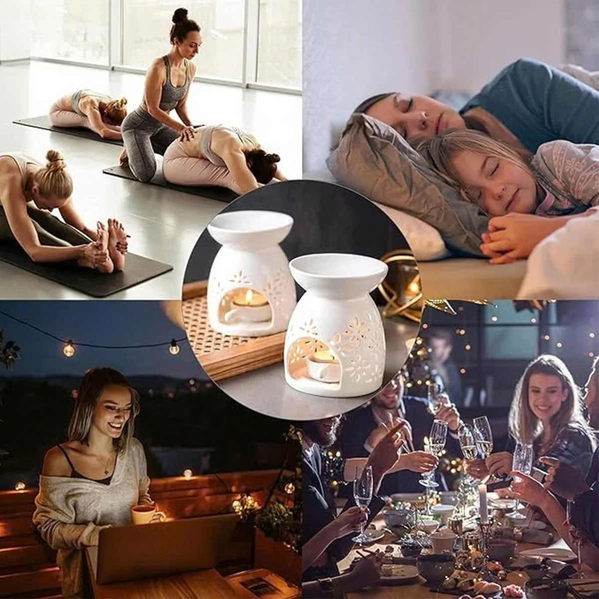 ĐÈN XÔNG TINH DẦU ĐỐT NẾN 5
