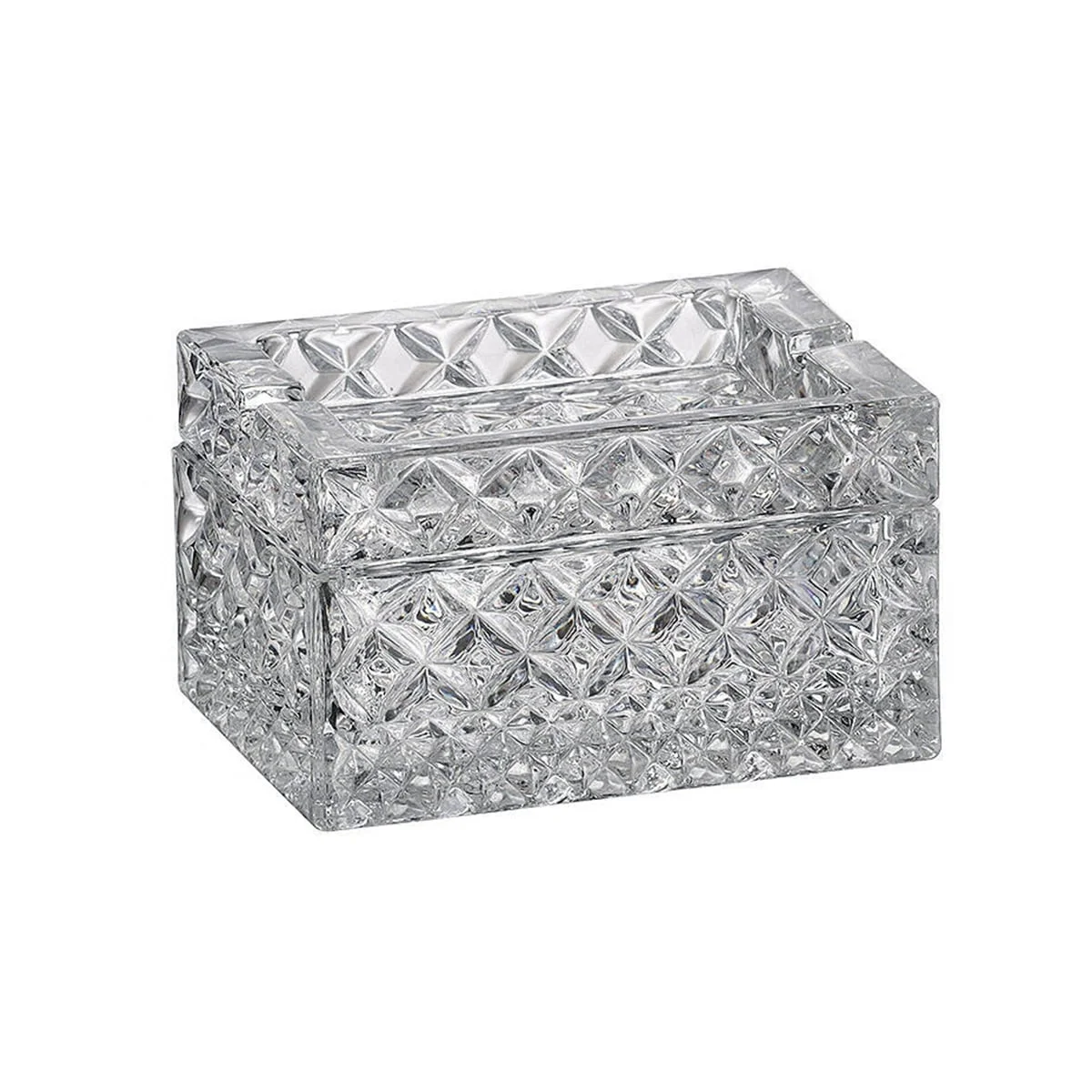 GẠT TÀN PHA LÊ KÈM HỘP ĐỰNG THUỐC LÁ 2 NGĂN 12CM