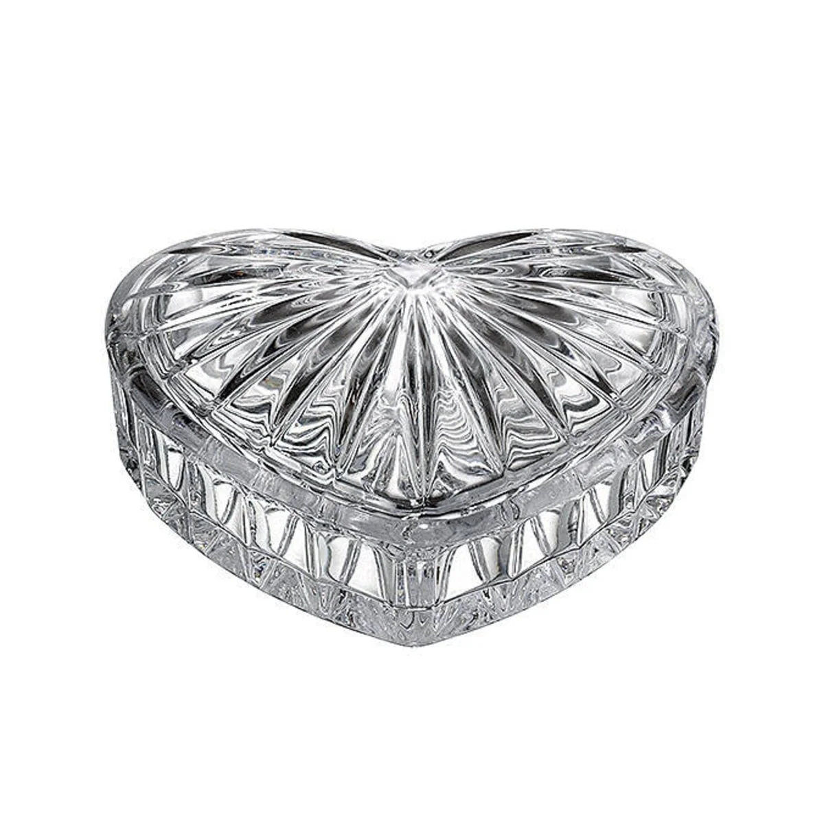 HỘP ĐỰNG TRANG SỨC PHA LÊ HÌNH TRÁI TIM CRYSTAL 11CM