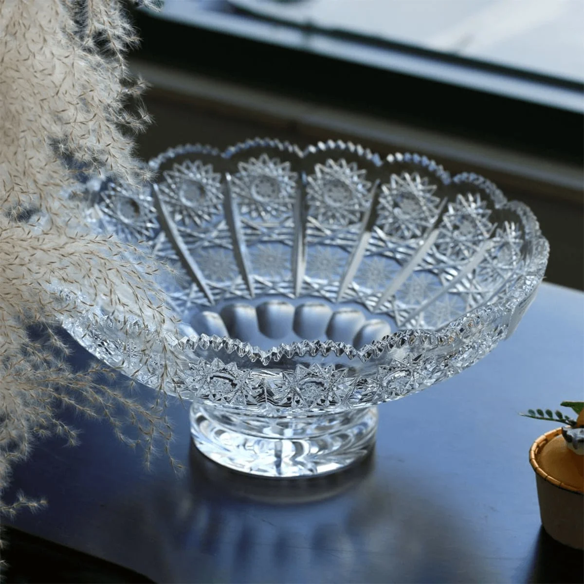 MÂM BỒNG PHA LÊ 25CM CRYSTAL 2
