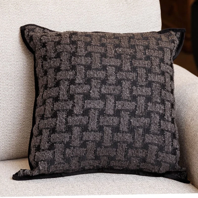 VỎ GỐI SOFA ARLO MÀU ĐEN 2