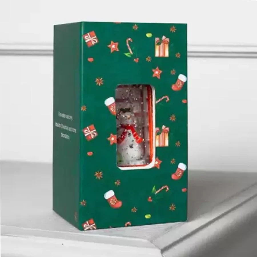 ĐỒ TRANG TRÍ - DECOR CHRISTMAS ĐÈN TUYẾT TRẠM ĐIỆN THOẠI SNOWMAN BÉ 5