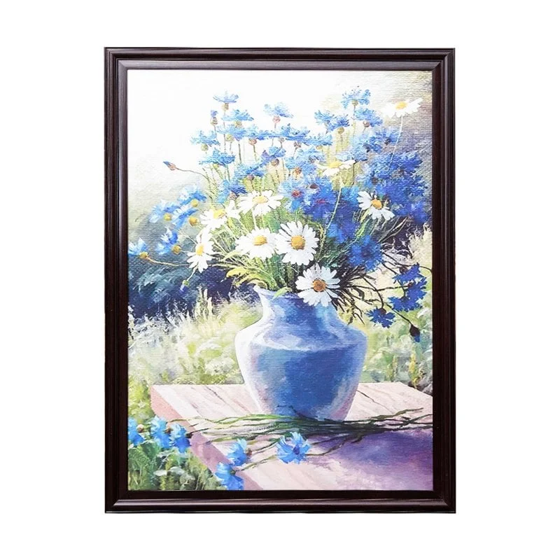 KHUNG TRANH TRANG TRÍ - BÌNH HOA DAISY