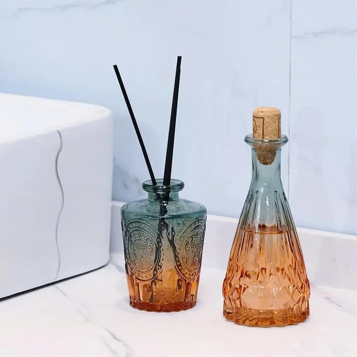 BỘ 5 BÌNH HOA TRANG TRÍ OMBRE 5