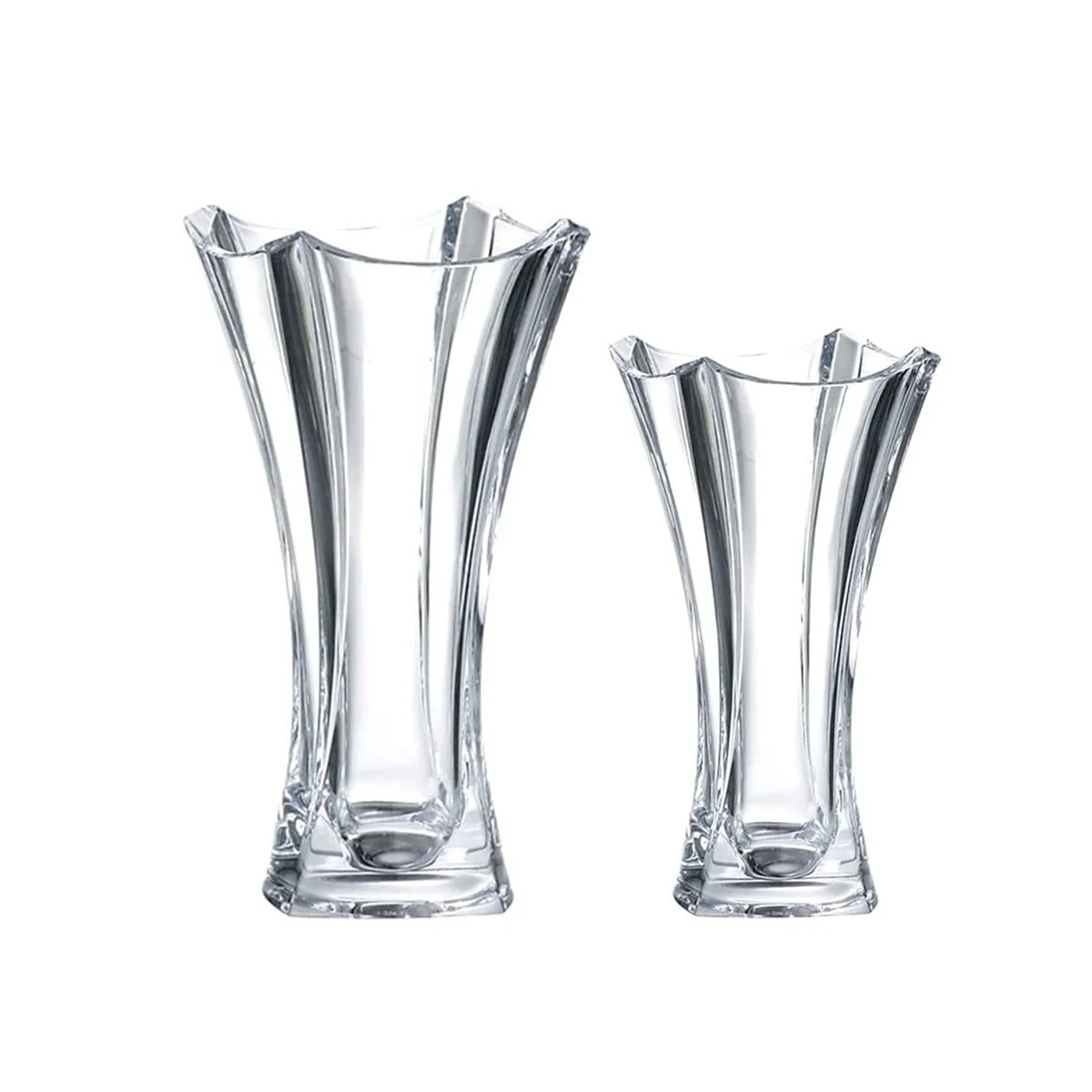 LỌ HOA PHA LÊ HÌNH BÓ MẠ VUÔNG TRƠN 30CM 2