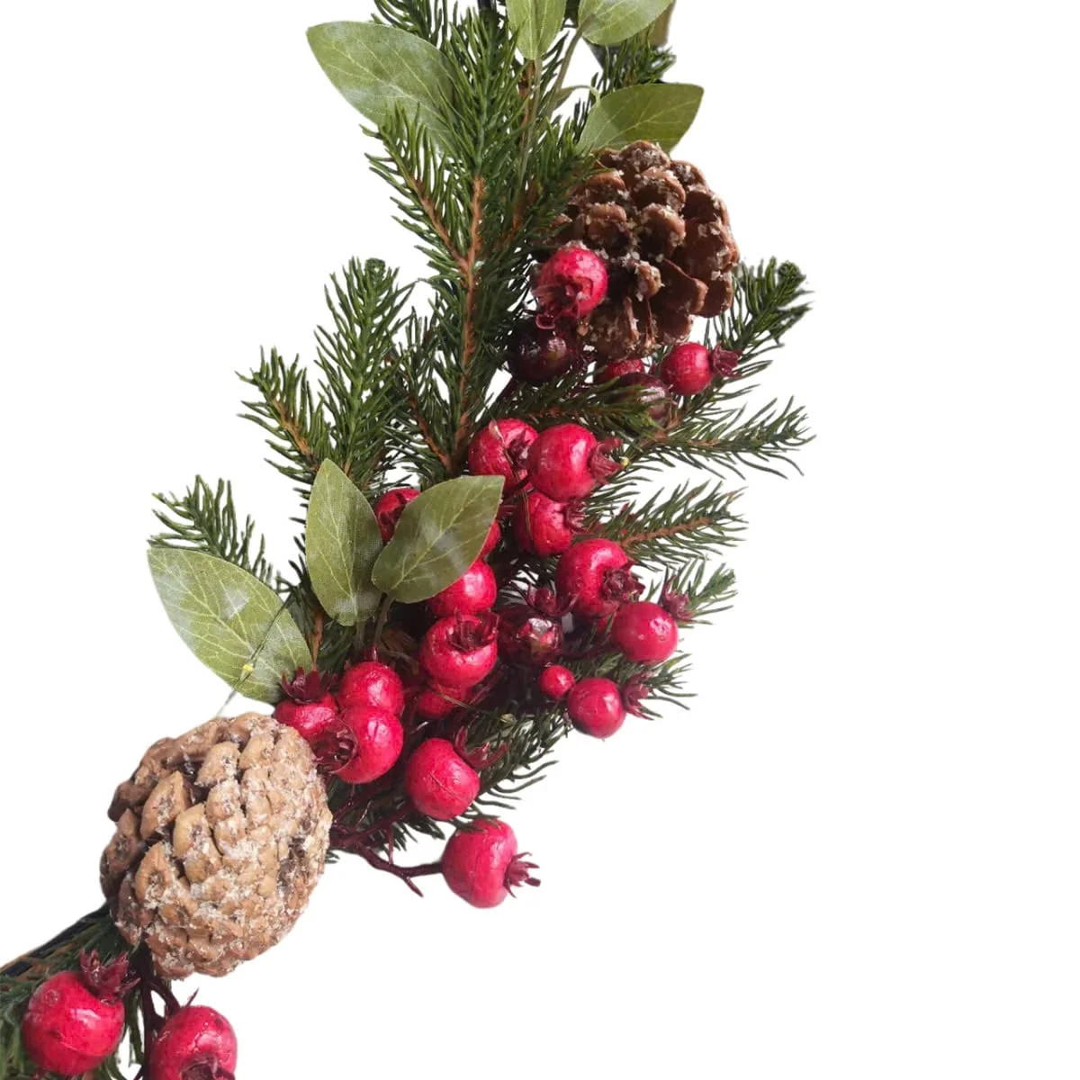 VÒNG TRANG TRÍ CHRISTMAS KÈM ĐÈN LED 5