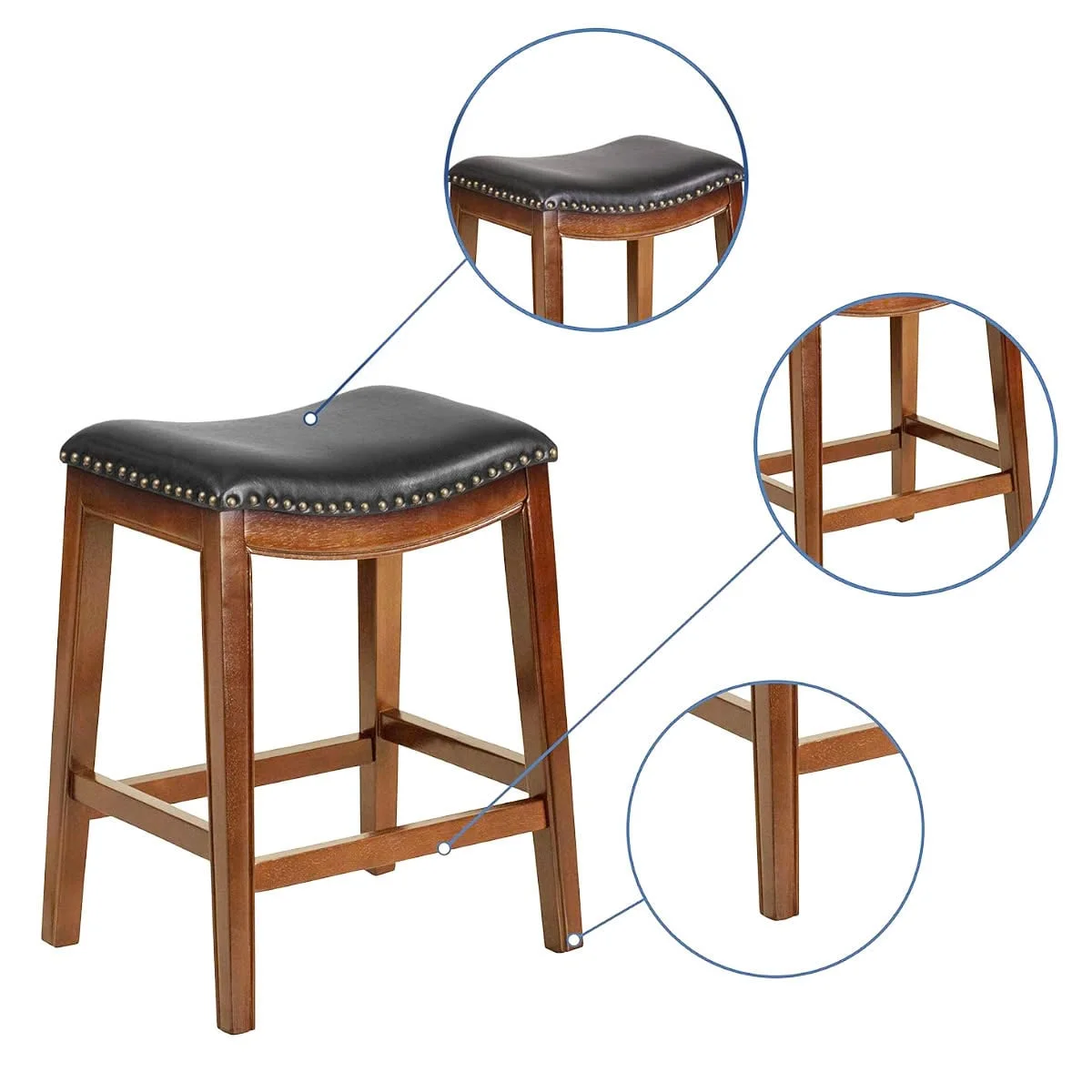 GHẾ BAR BOWEN MÀU NÂU 4