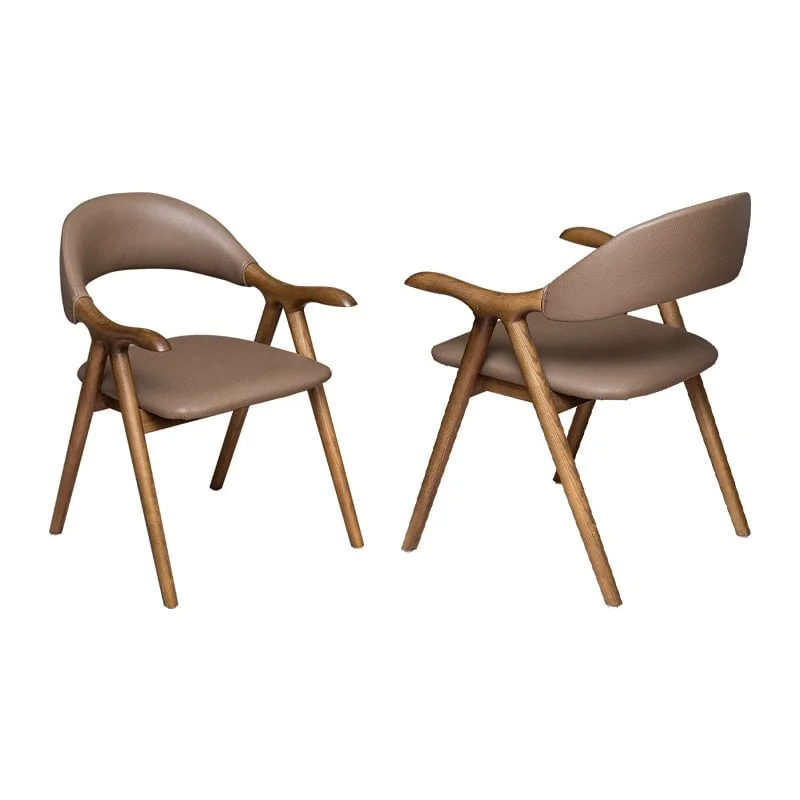 GHẾ TỰA AGAL NỆM NÂU 2