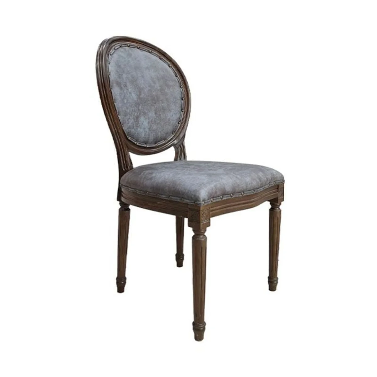 GHẾ TỰA LOUIS FRENCH MÀU XANH