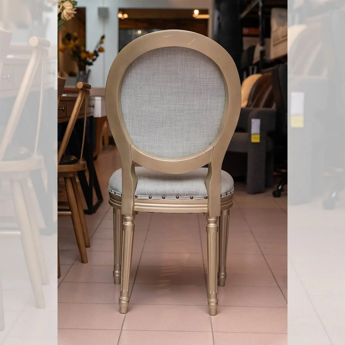 GHẾ TỰA LOUIS FRENCH STYLE GOLD 4