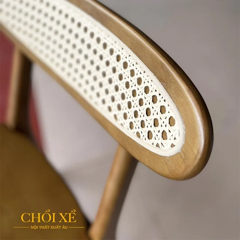 GHẾ TỰA ISSAC LƯNG MÂY MÀU TỰ NHIÊN 4