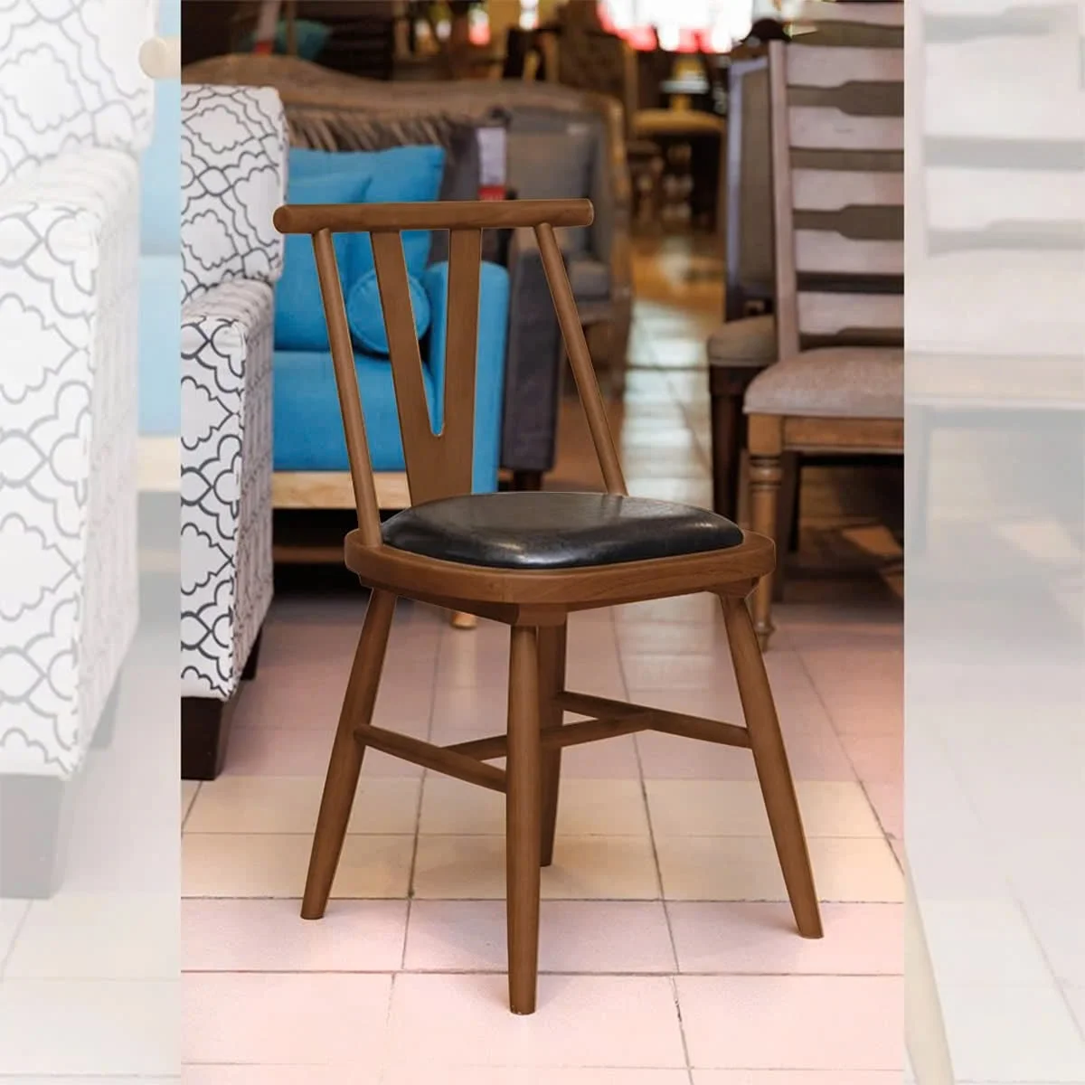 GHẾ TỰA MÀU NÂU 2