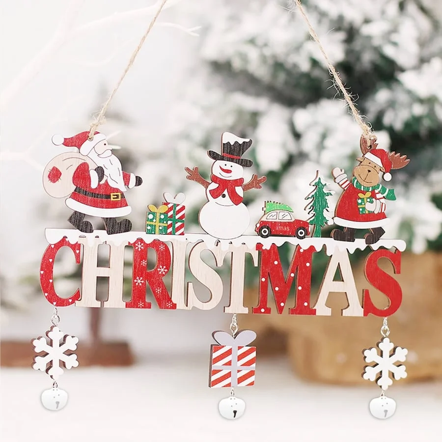 CHỮ MERRY GỖ TREO 2
