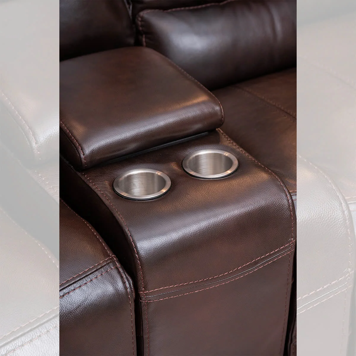 GHẾ SOFA 2 CHỖ DA BÒ CHỈNH ĐIỆN SEFANA 3