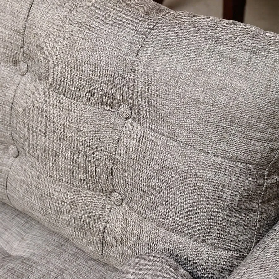 GHẾ SOFA 3 CHỖ DERRY MÀU XÁM 5