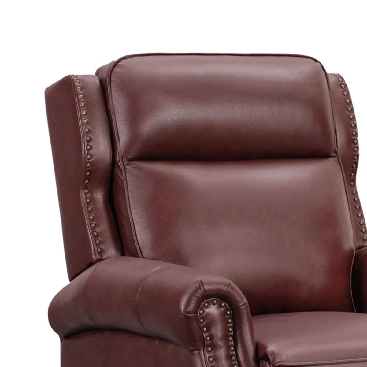 GHẾ SOFA ĐƠN DA BÒ CHỈNH CƠ POLLENZO MÀU ĐỎ 4