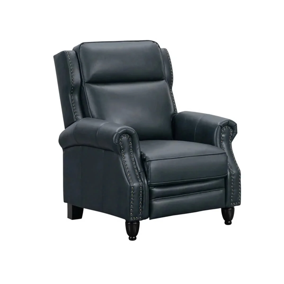 GHẾ SOFA ĐƠN DA BÒ CHỈNH CƠ POLLENZO MÀU XANH