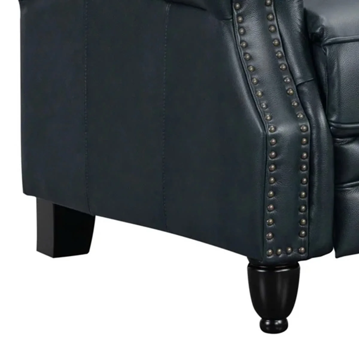 GHẾ SOFA ĐƠN DA BÒ CHỈNH CƠ POLLENZO MÀU XANH 5