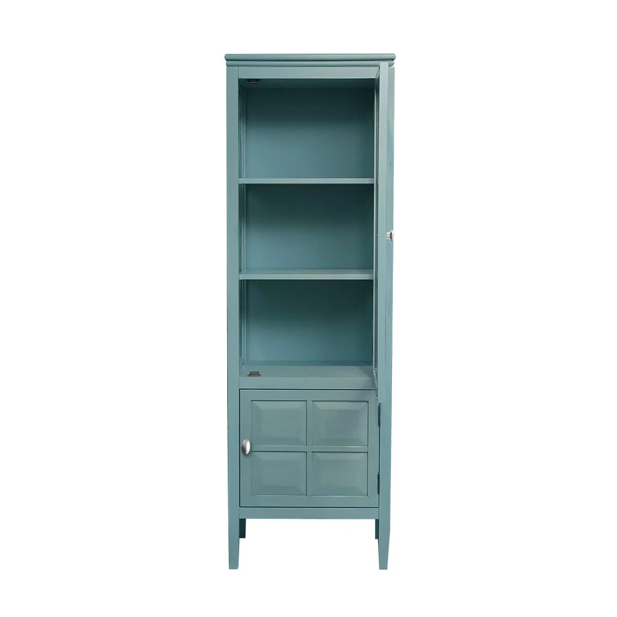 TỦ KÍNH TRƯNG BÀY HAWTHORNE MÀU XANH 2