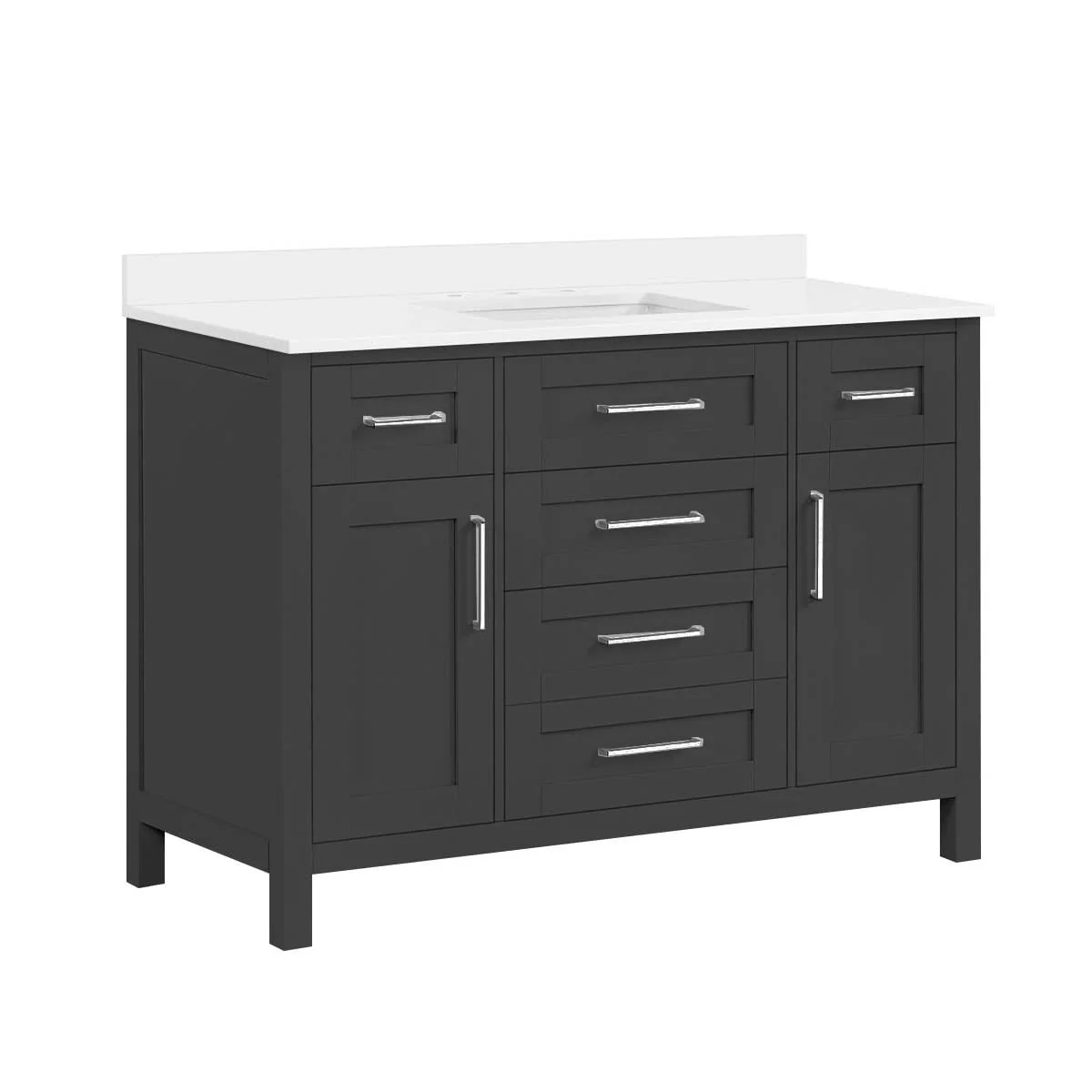 TỦ LAVABO MAYA 48 INCH MÀU XÁM ĐẬM