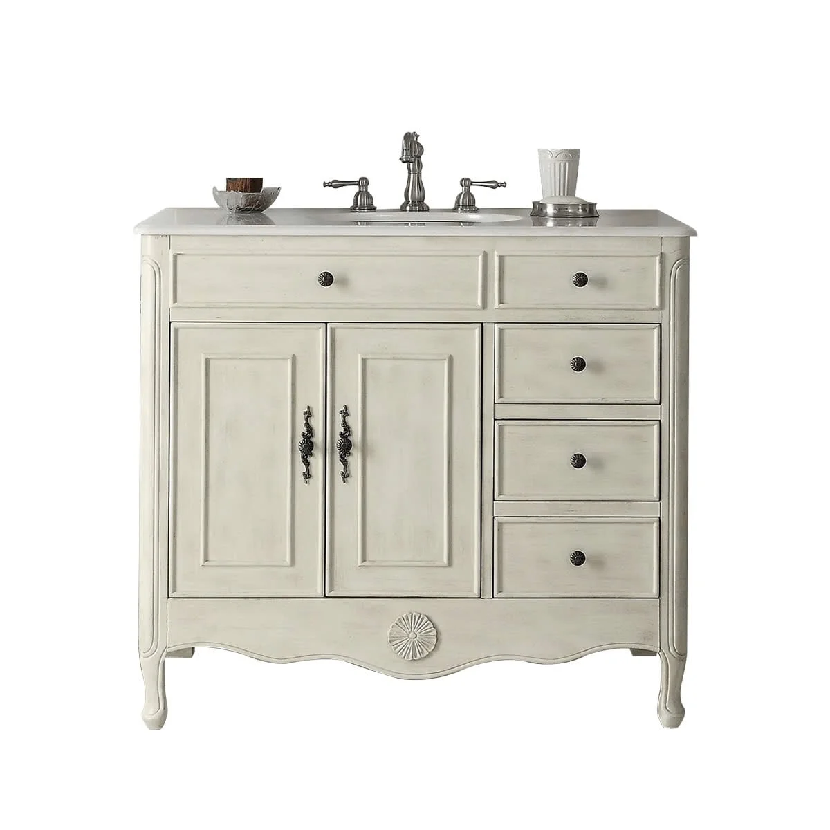 TỦ LAVABO PROVENCE 42 INCH MÀU BE